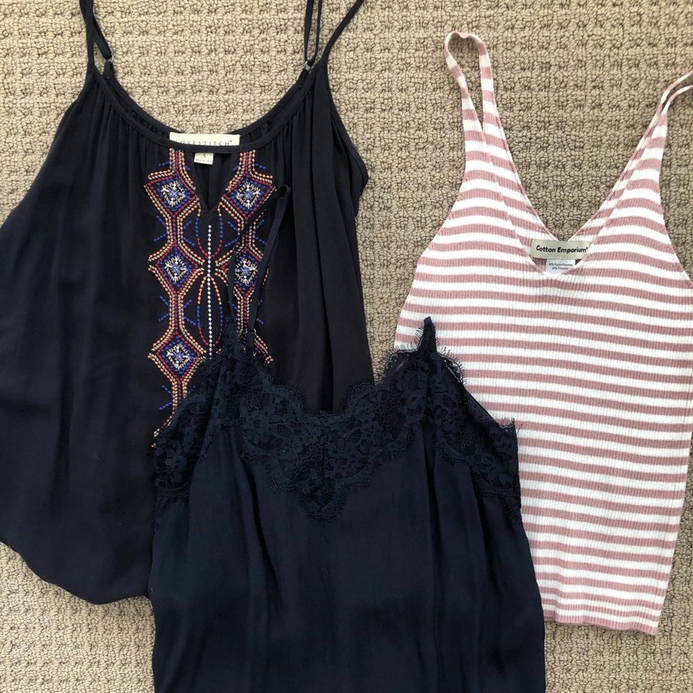 3 tank tops